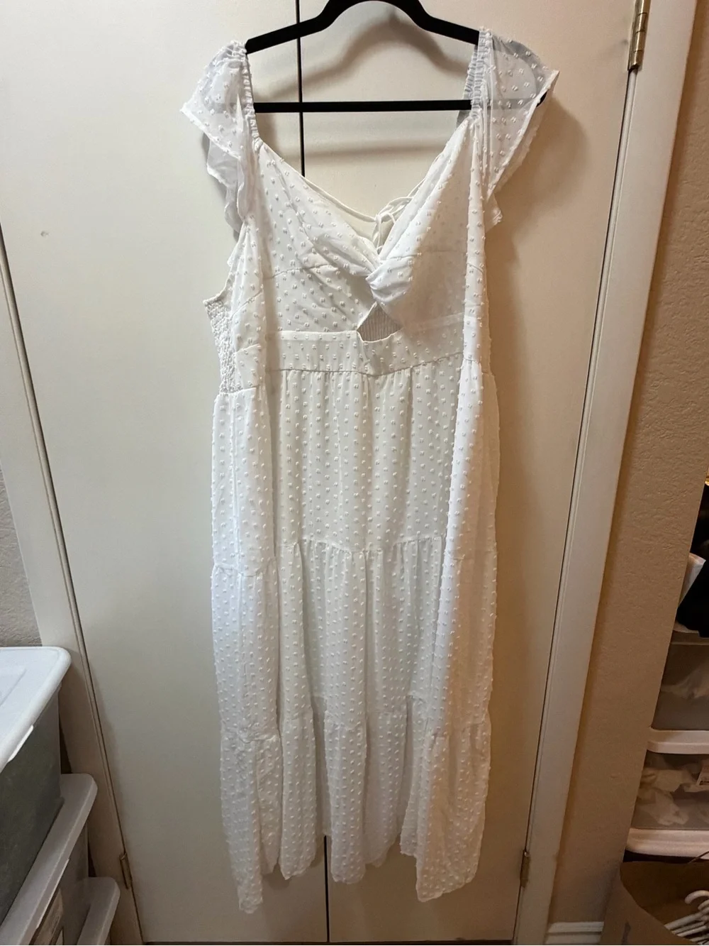 the white dress Whitey Evening |Affordable Dresses S / White / Satin Color:Periwinkle Chiffon / Periwinkle Satin simple tulle wedding dresses women's dark pink strapless XL/XXL 152 cm